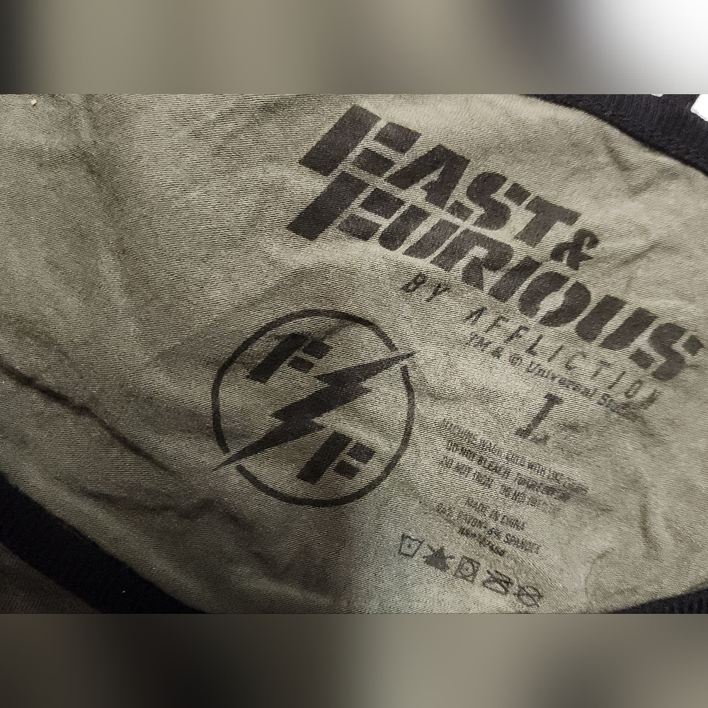 Affliction Fast & Furious TShirt Dress. Sz Lrg.  NWTs. - Picture 3 of 3